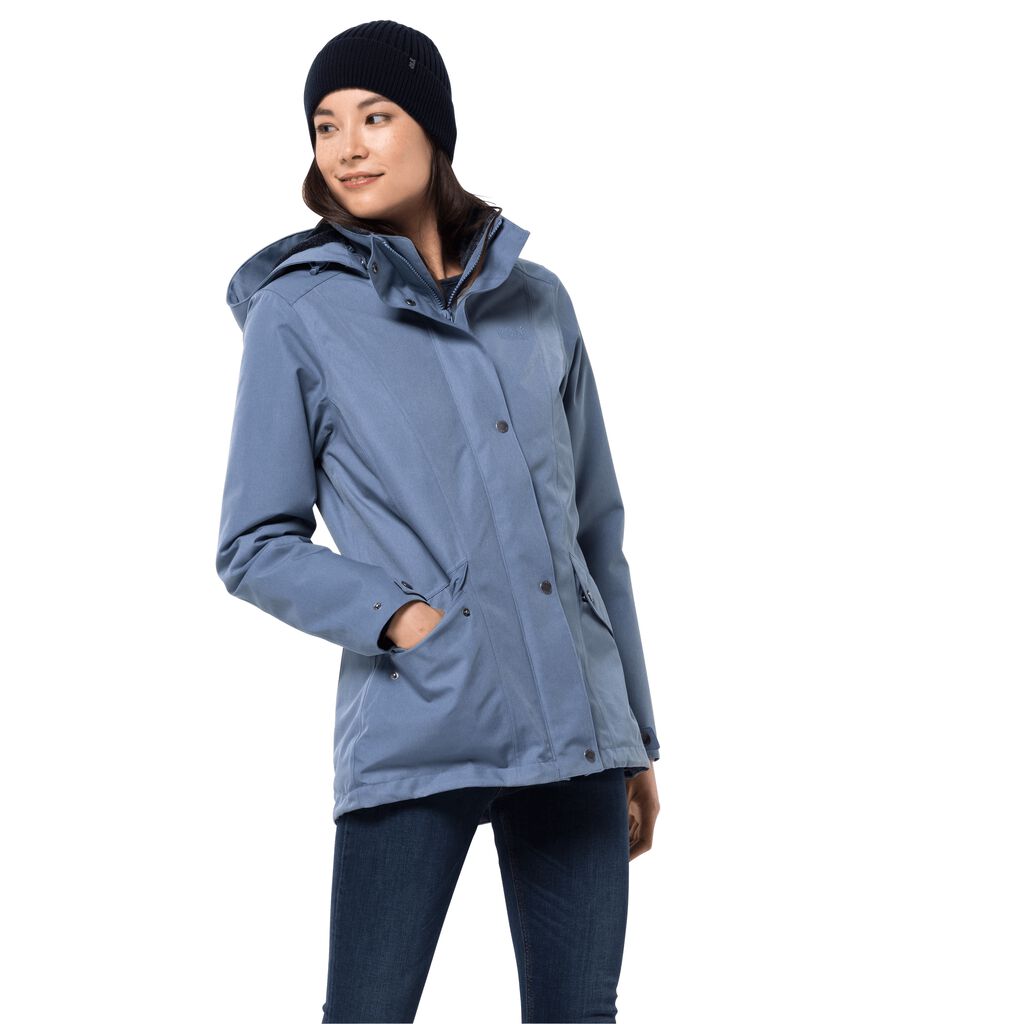 Jack Wolfskin PARK AVENUE Vestes Femme Lavage Bleu - AHZYMLO-30